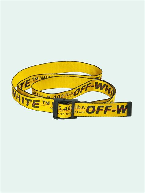 industrial off white belt.